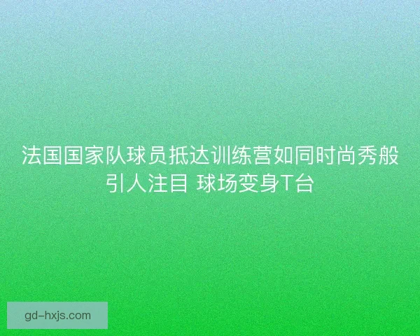 法国国家队球员抵达训练营如同时尚秀般引人注目 球场变身T台 法国国家队球员抵达训练营如同时尚秀般引人注目 球场变身T台
